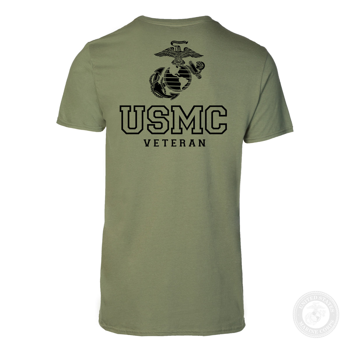 USMC Veteran Tonal T-shirt- Back Design - SGT GRIT