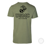 USMC Veteran Tonal T-shirt- Back Design - SGT GRIT