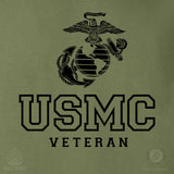 USMC Veteran Tonal T-shirt- Back Design - SGT GRIT