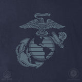 USMC Veteran Tonal T-shirt- Back Design - SGT GRIT