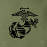 USMC Veteran Tonal T-shirt- Back Design - SGT GRIT