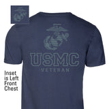 USMC Veteran Tonal T-shirt- Back Design - SGT GRIT