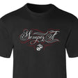 USMC Vintage Script Semper Fi T-Shirt - SGT GRIT