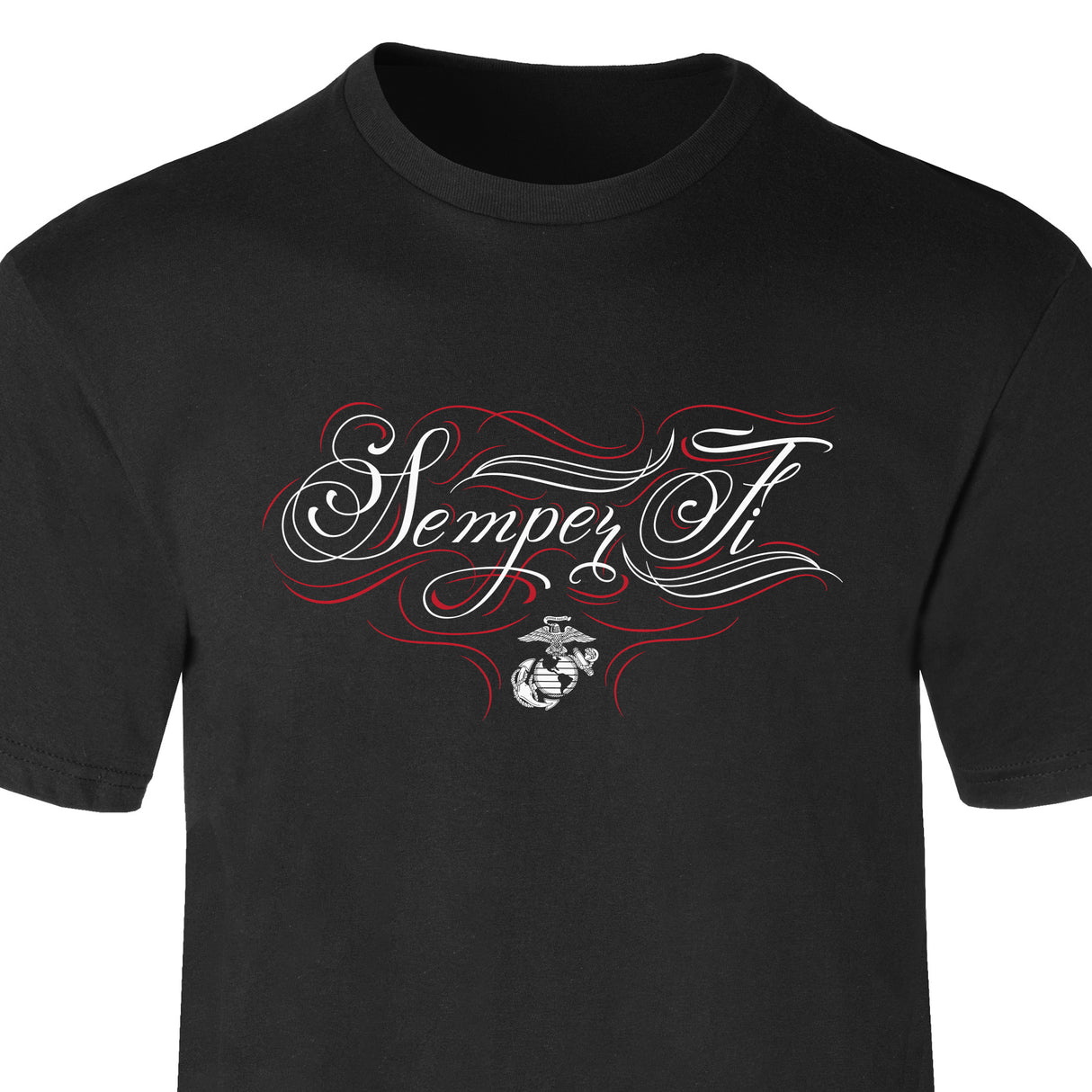 USMC Vintage Script Semper Fi T-Shirt - SGT GRIT