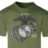 Grayscale Eagle, Globe, and Anchor T-Shirt - SGT GRIT
