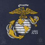 Gold Eagle, Globe, and Anchor T-Shirt - SGT GRIT