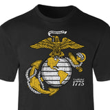 Gold Eagle, Globe, and Anchor T-Shirt - SGT GRIT