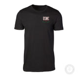 USMC Tun Tavern Christmas T-Shirt Back Design- Black - SGT GRIT