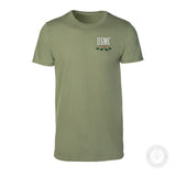 USMC Tun Tavern Christmas T-Shirt Back Design- OD Green (Copy) - SGT GRIT