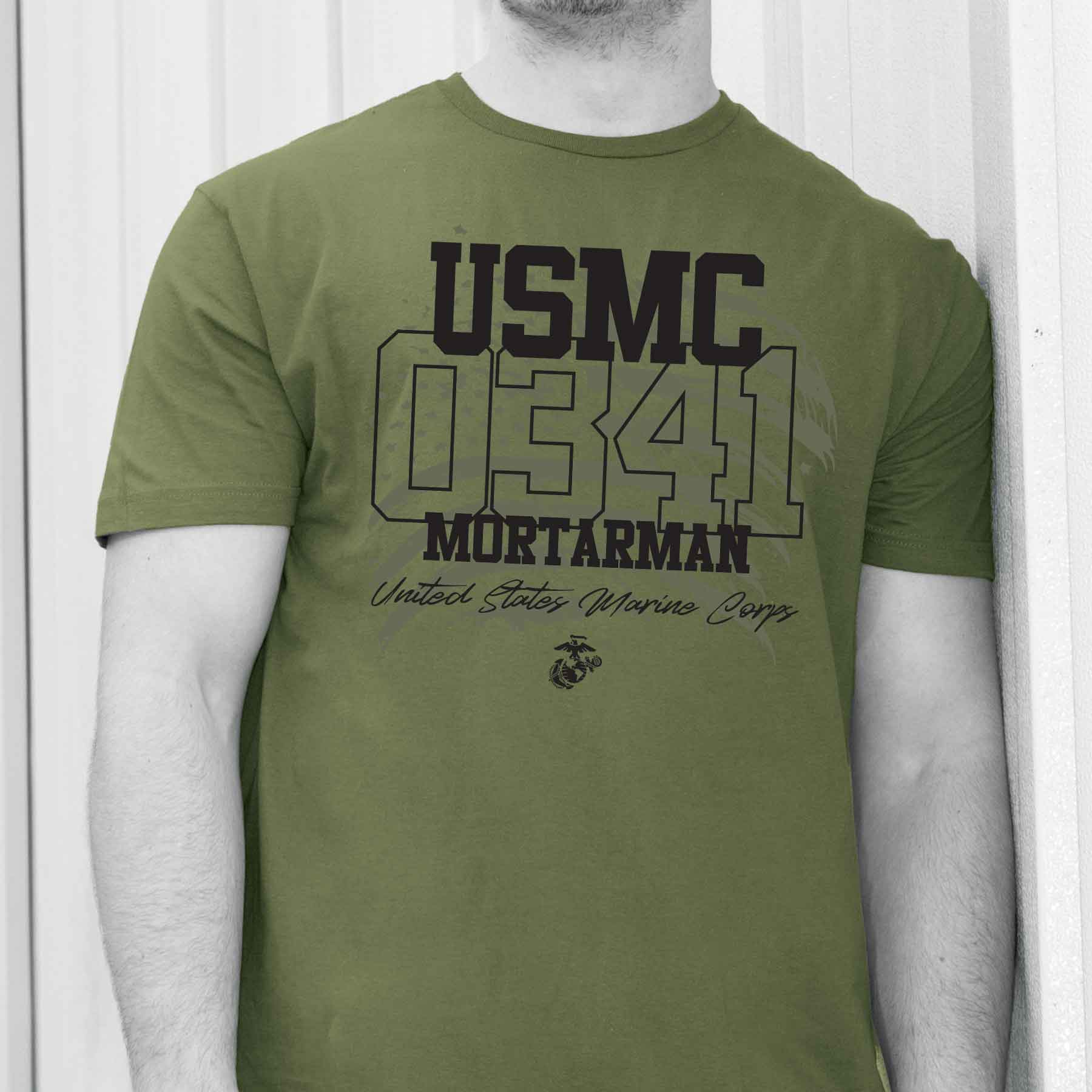 70's USMC 油性プリント Teeシャツ バインダーネック 裾袖共シングル Choose Your Marine MOS Flag T-shirt – SGT GRIT