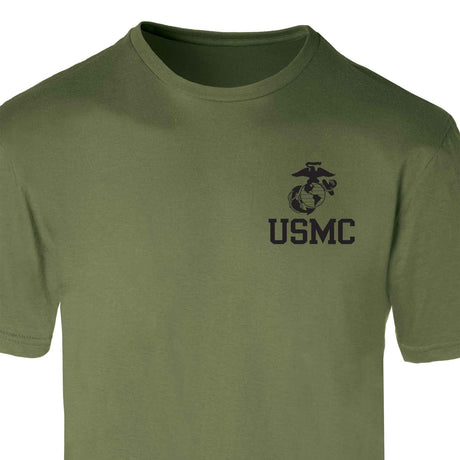USMC Eagle, Globe, and Anchor T-Shirt – OD Green - SGT GRIT