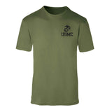 USMC Eagle, Globe, and Anchor T-Shirt – OD Green - SGT GRIT