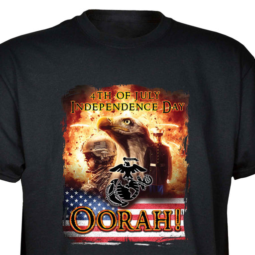 Oorah 4th of July T-shirt - SGT GRIT
