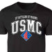 1st Battalion 1st Marines Arched Patch Graphic T-shirt - SGT GRIT