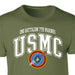 2nd Battalion 7th Marines Arched Patch Graphic T-shirt - SGT GRIT
