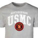 3rd Battalion 2nd Marines Arched Patch Graphic T-shirt - SGT GRIT