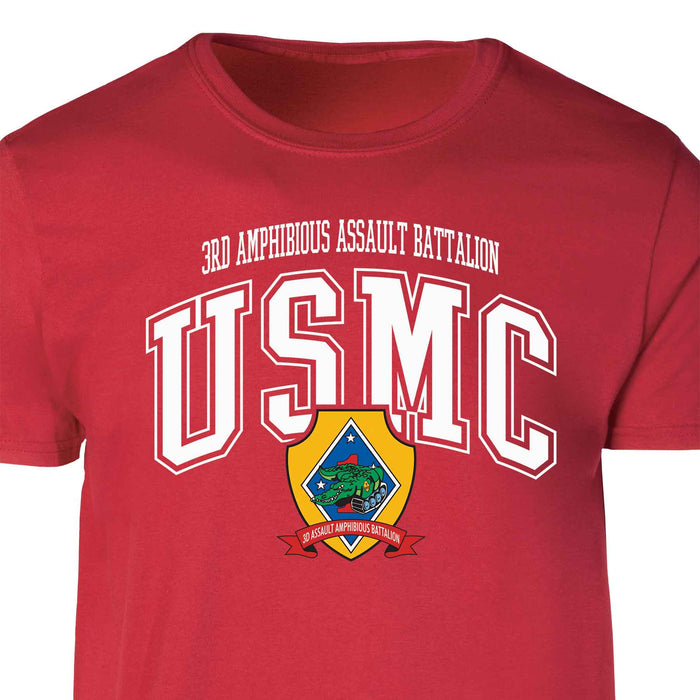 3rd Amphibious Assault Bn Arched Patch Graphic T-shirt - SGT GRIT