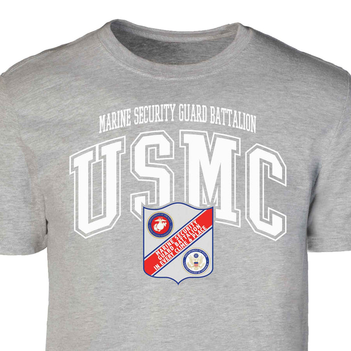 Marine Security Guard Arched Patch Graphic T-shirt - SGT GRIT