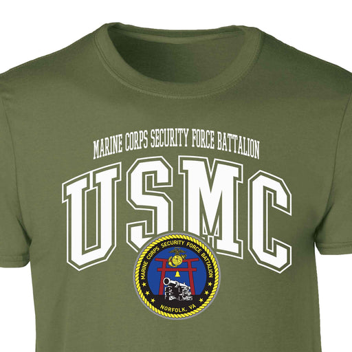 Marine Corps Security Force Arched Patch Graphic T-shirt - SGT GRIT