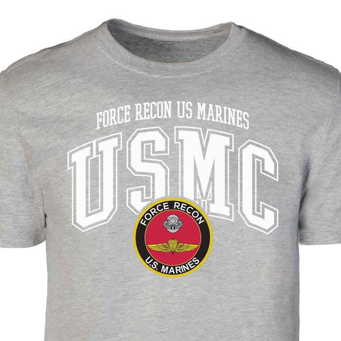 Force Recon US Marines Arched Patch Graphic T-shirt - SGT GRIT