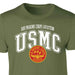 Red Marine Corps Aviation Arched Patch Graphic T-shirt - SGT GRIT