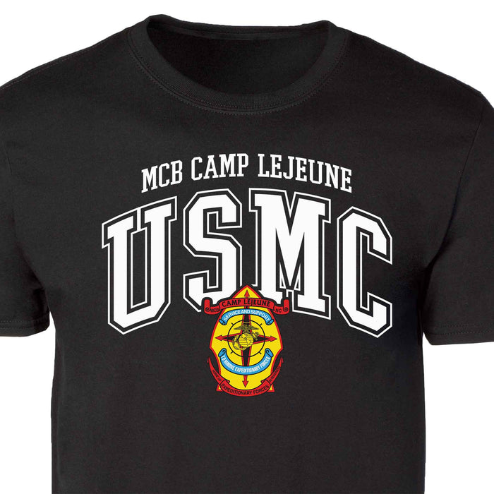 MCB Camp Lejeune Arched Patch Graphic T-shirt - SGT GRIT