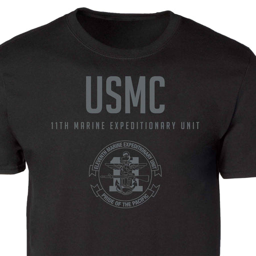 11th MEU Pride Of The Pacific Tonal Patch Graphic T-shirt - SGT GRIT