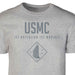 1st Battalion 1st Marines Tonal Patch Graphic T-shirt - SGT GRIT