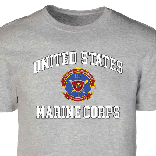 22nd MEU Fleet Marine Force USMC Patch Graphic T-shirt - SGT GRIT