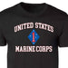Vietnam 1st Marine Division USMC Patch Graphic T-shirt - SGT GRIT
