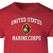 2nd Battalion 6th Marines USMC Patch Graphic T-shirt - SGT GRIT
