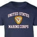 2nd Battalion 9th Marines USMC Patch Graphic T-shirt - SGT GRIT