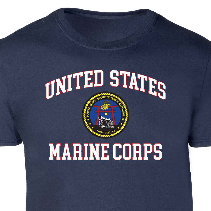 Marine Corps Security Force USMC Patch Graphic T-shirt - SGT GRIT