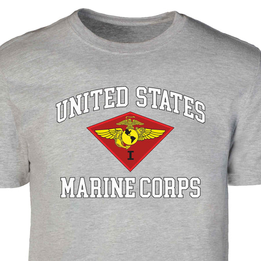 1st Marine Air Wing USMC  Patch Graphic T-shirt - SGT GRIT