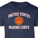Red Marine Corps Aviation USMC Patch Graphic T-shirt - SGT GRIT