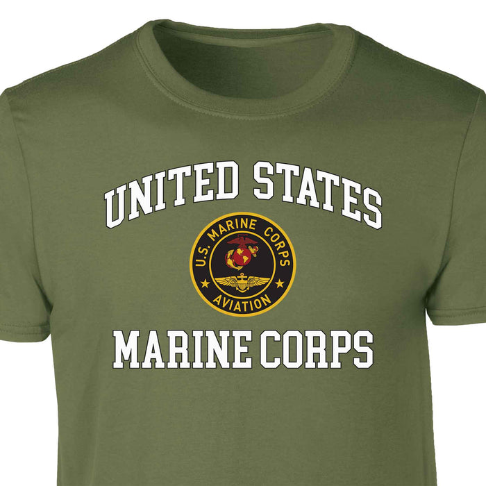 Marine Corps Aviation USMC Patch Graphic T-shirt - SGT GRIT