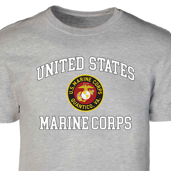 Quantico Virginia USMC Patch Graphic T-shirt - SGT GRIT