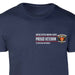 1st Battalion 3rd Marines Proud Veteran Patch Graphic T-shirt - SGT GRIT