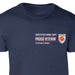 1st Battalion 7th Marines Proud Veteran Patch Graphic T-shirt - SGT GRIT