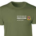 2nd Battalion 4th Marines Proud Veteran Patch Graphic T-shirt - SGT GRIT