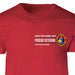 2nd Battalion 6th Marines Proud Veteran Patch Graphic T-shirt - SGT GRIT