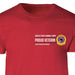 3rd Battalion 9th Marines Proud Veteran Patch Graphic T-shirt - SGT GRIT