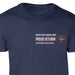 2nd Amphibious Assault Bn Proud Veteran Patch Graphic T-shirt - SGT GRIT