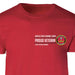 Force Recon US Marines Proud Veteran Patch Graphic T-shirt - SGT GRIT