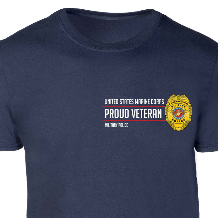 Military Police Badge Proud Veteran Patch Graphic T-shirt - SGT GRIT
