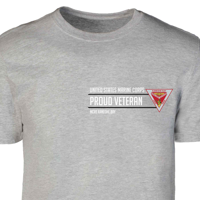 MCAS Kaneohe Bay Proud Veteran Patch Graphic T-shirt - SGT GRIT