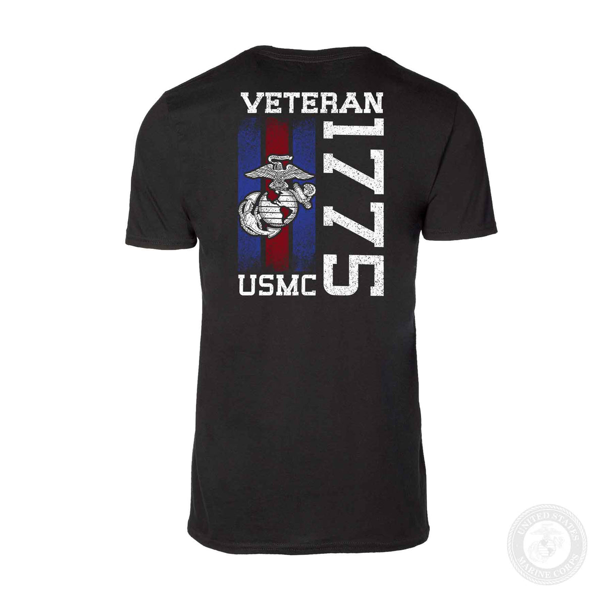 USMC Blood Stripe Veteran T-Shirt - SGT GRIT