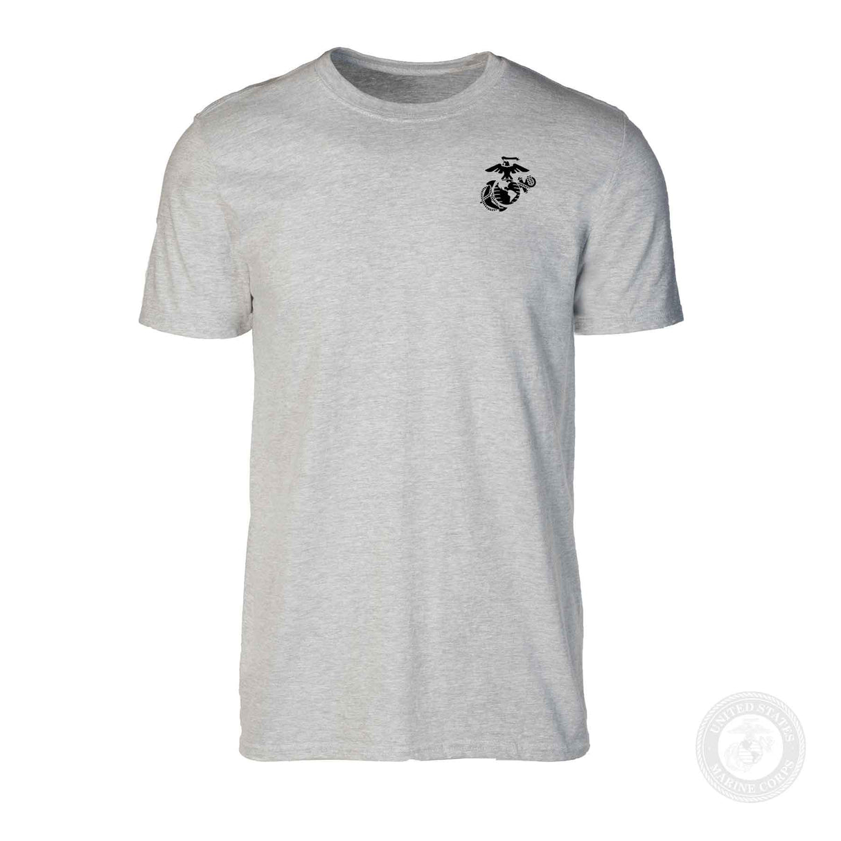 USMC Bootcamp Hexagon Back Design T-Shirt – Grey - SGT GRIT