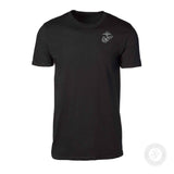USMC Bootcamp Hexagon Back Design T-Shirt – Black - SGT GRIT