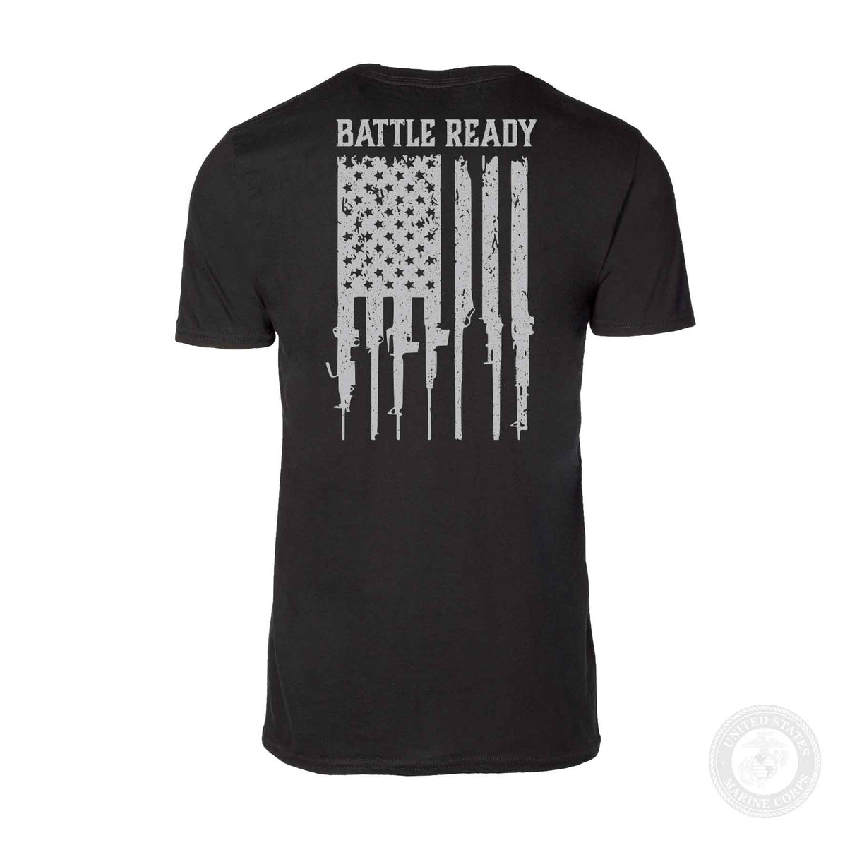 Battle Ready Flag T-Shirt -Back Design - SGT GRIT